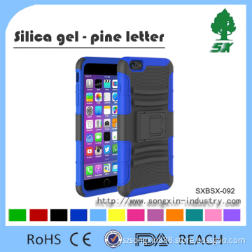 Silicone Cellphone Cover Waterprrof Phone Case With Support 5/5s/6/6plus